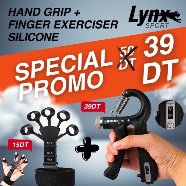 Hand Grip + Finger Exerciser Silicone