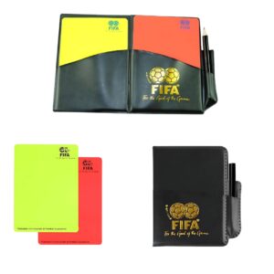Carnet d’Arbitrage Football avec Cartons Jaune/Rouge