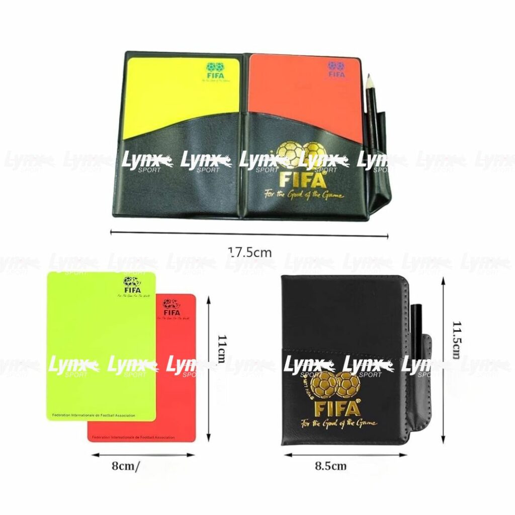 Carnet d’Arbitrage Football avec Cartons JauneRouge