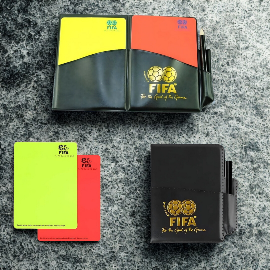 Carnet d’Arbitrage Football avec Cartons Jaune/Rouge