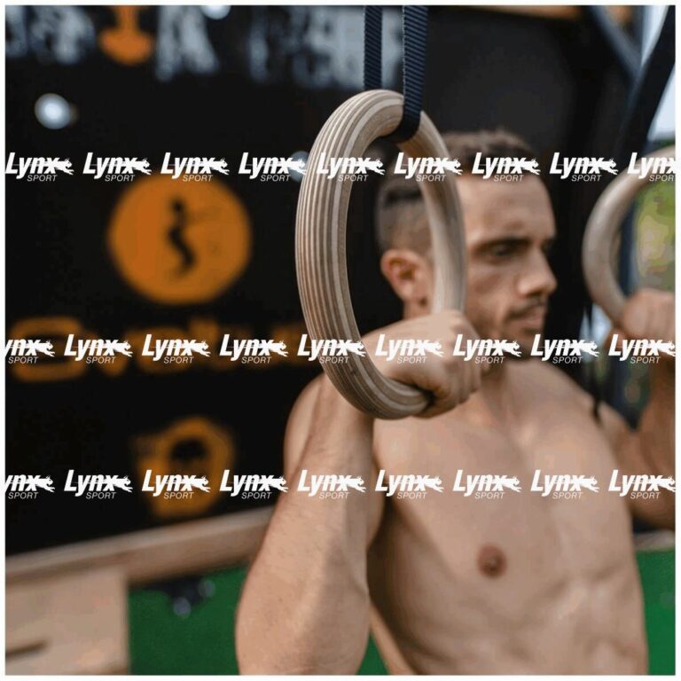 Anneaux gymnastique bois 1