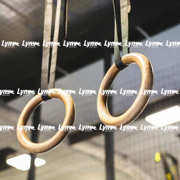 Anneaux gymnastique bois 3