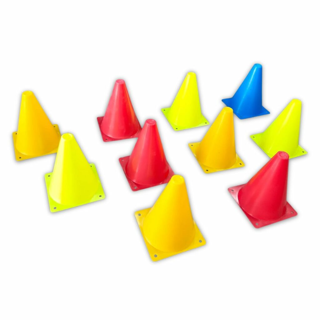 Lot de 10 Cônes Multijeux – 18 cm