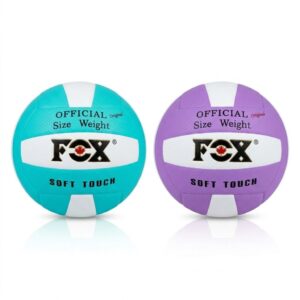 Ballon de Volley-Ball FOX® Soft Touch (Mauve & Turquoise)