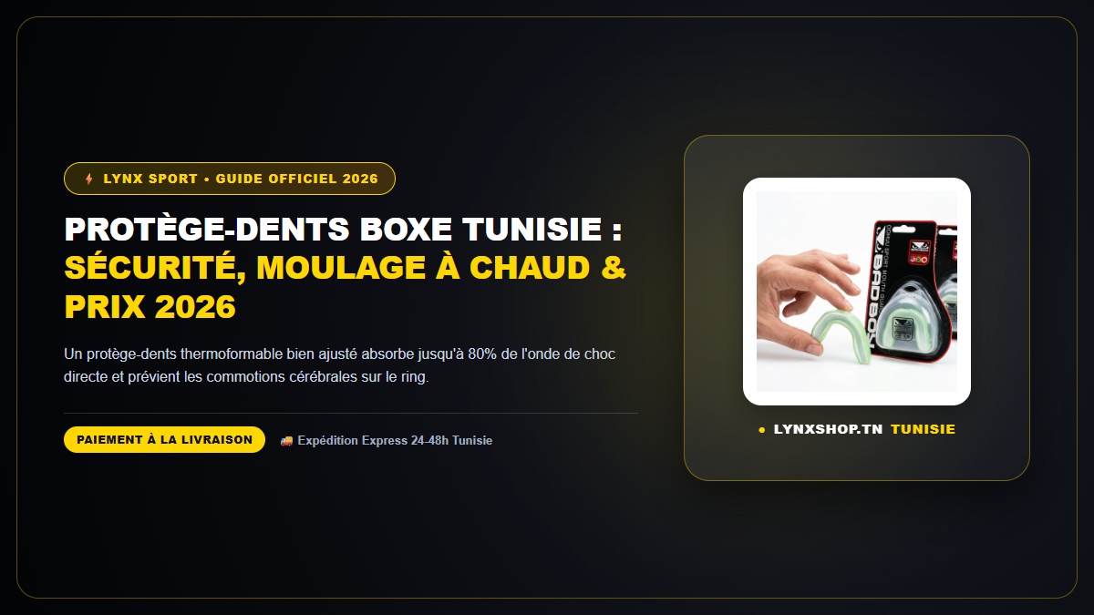 protege dents boxe tunisie complet officiel Lynx Sport Tunisie