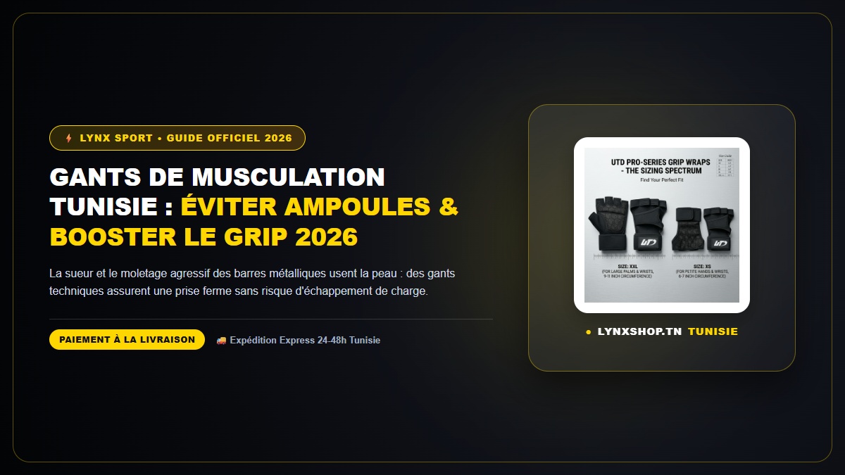 gants de musculation tunisie complet officiel Lynx Sport Tunisie