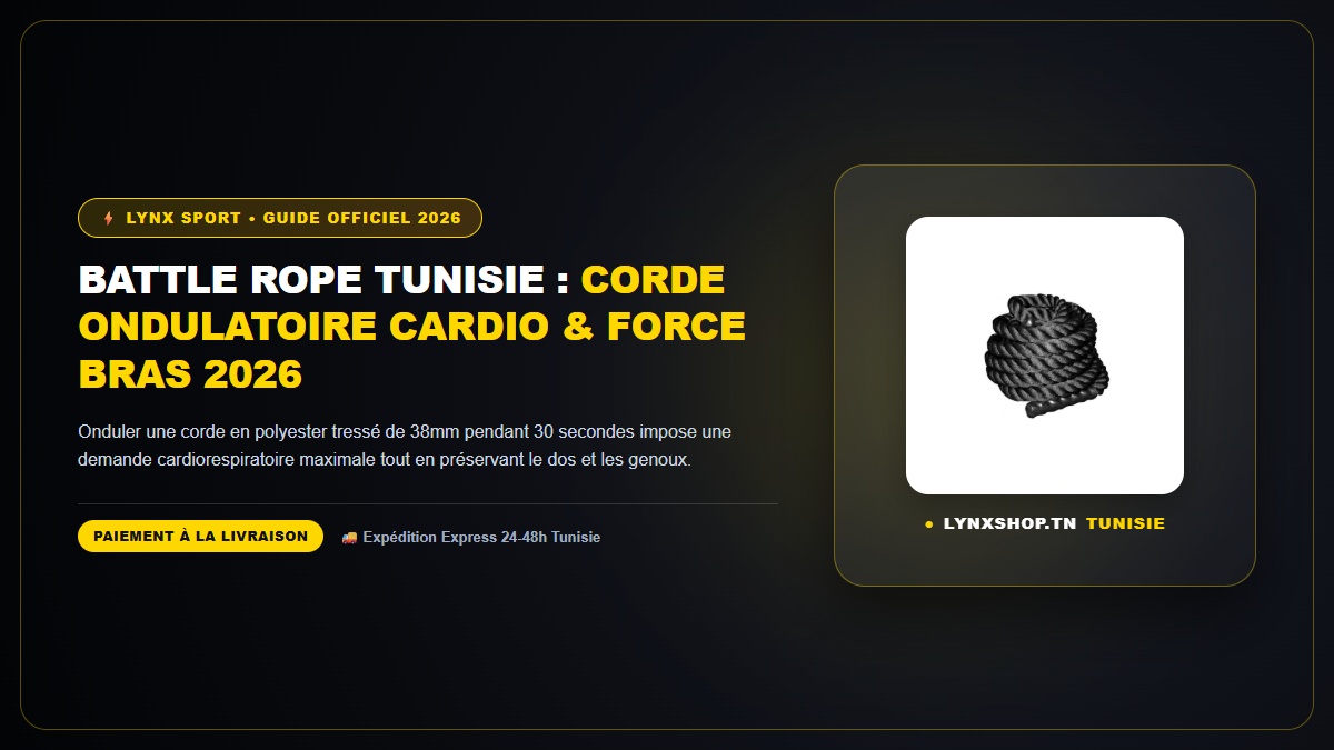 battle rope tunisie complet officiel Lynx Sport Tunisie