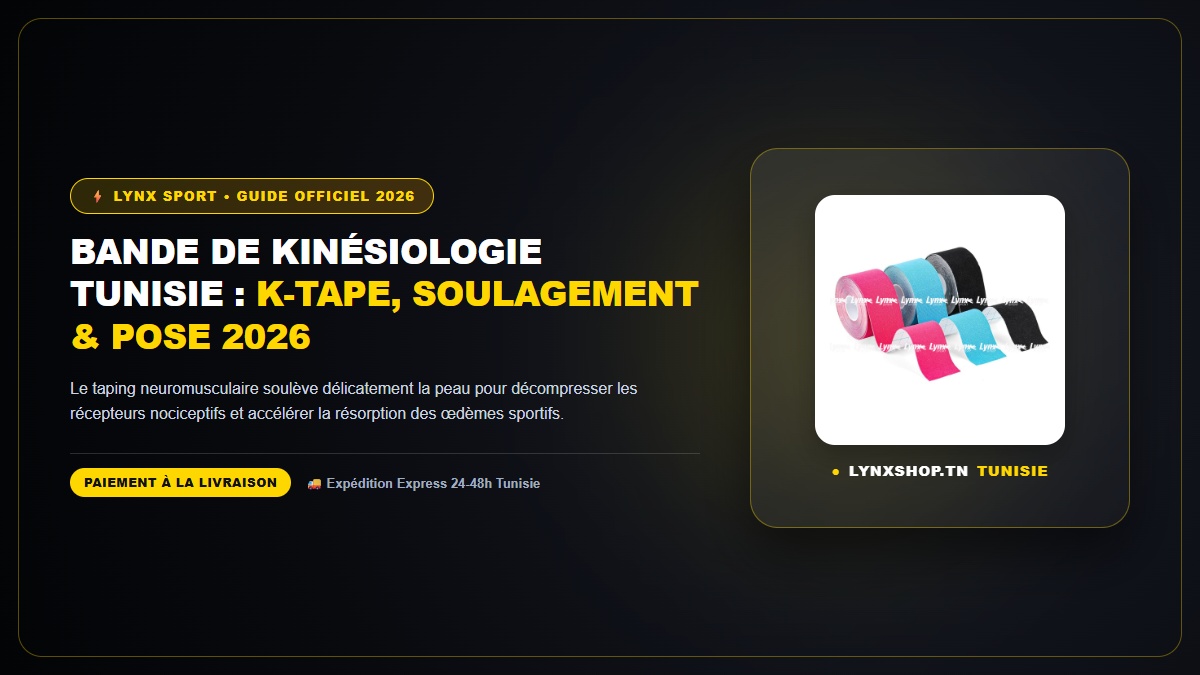 bande de kinesiologie tunisie complet officiel Lynx Sport Tunisie