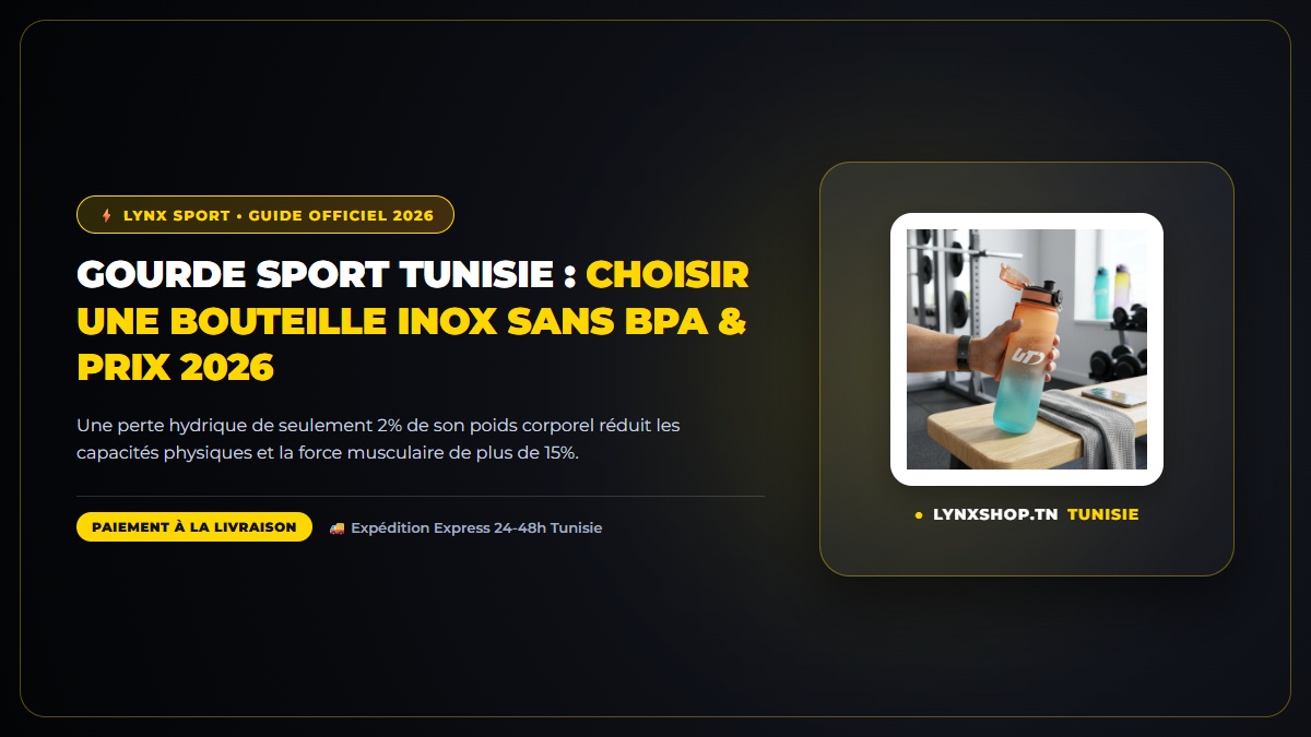 gourde sport tunisie complet officiel Lynx Sport Tunisie