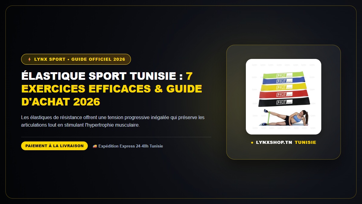 elastique sport tunisie complet officiel Lynx Sport Tunisie