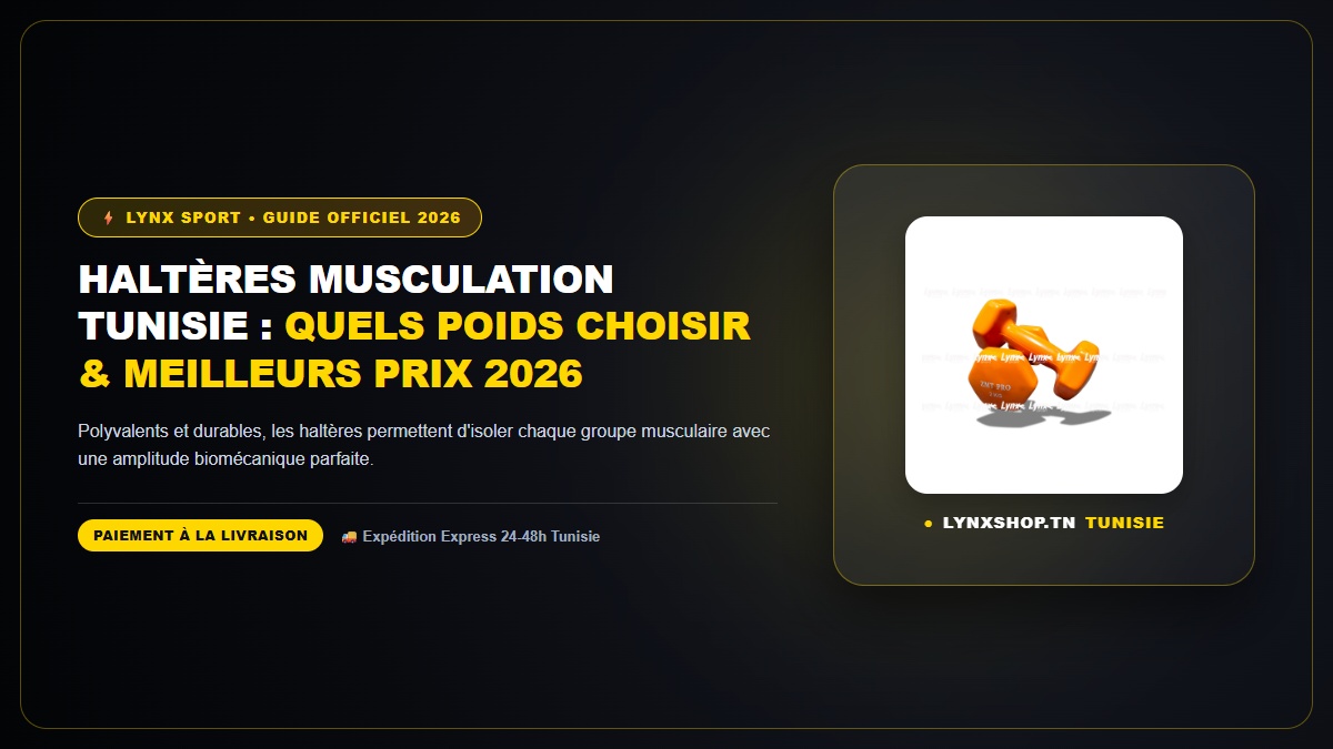 halteres musculation tunisie complet officiel Lynx Sport Tunisie