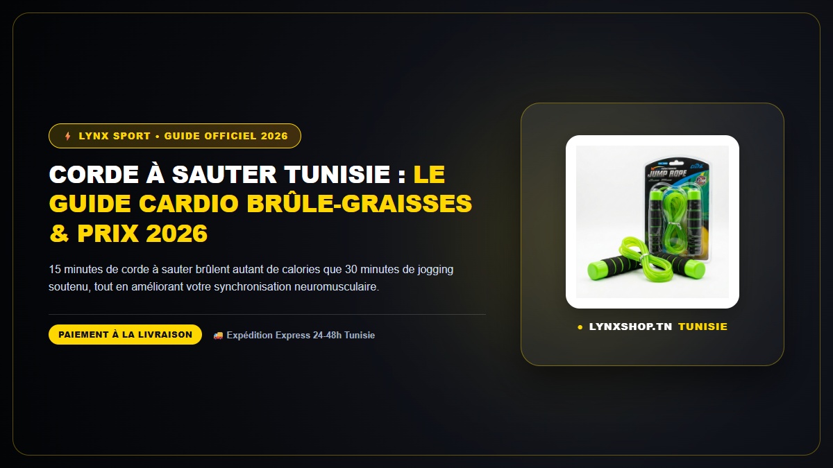 corde a sauter tunisie complet officiel Lynx Sport Tunisie